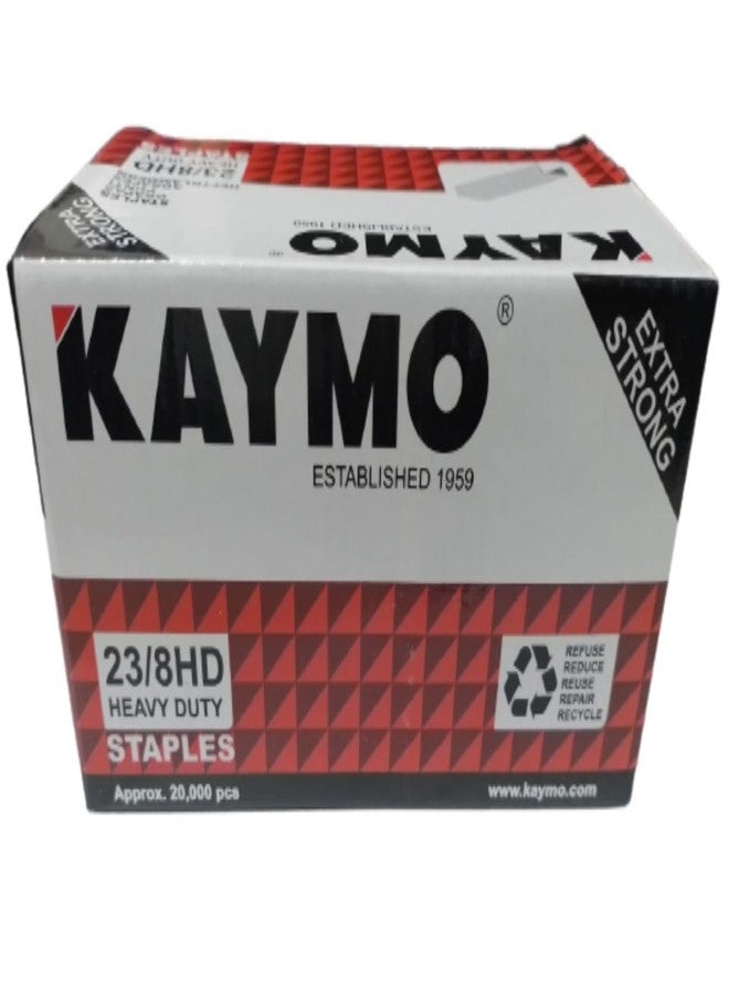 Kaymo ST2308 Staples - 8mm, 23 Series Staples (20,000 pins) for Upholstery and Fabric Attachment - Image 5